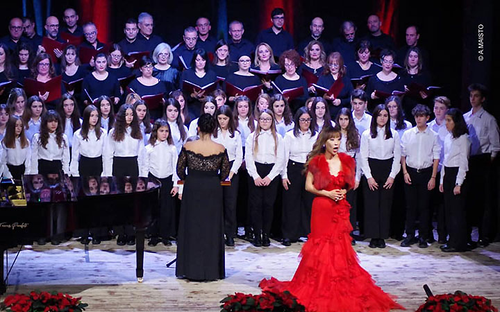 Concerto dei cori dell'Associazione con il soprano coreano Sumi Jo (Foto: Alberto Maisto)